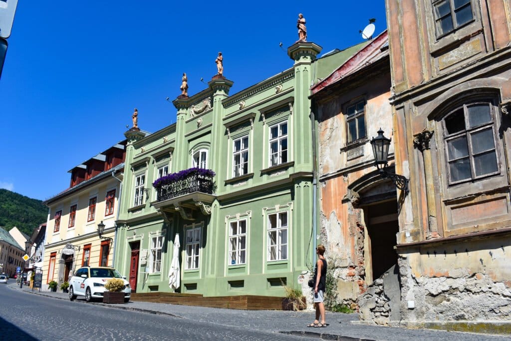 Banská Štiavnica - centrum mesta Život dobrodruhov