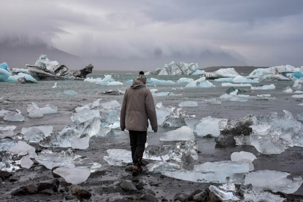 Jökulsárlón, ľadovcová lagúna na Islande