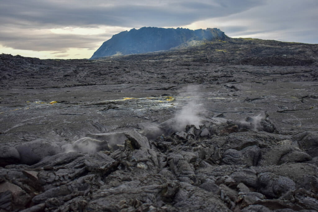 Sopka Fagradalsfjall na Islande