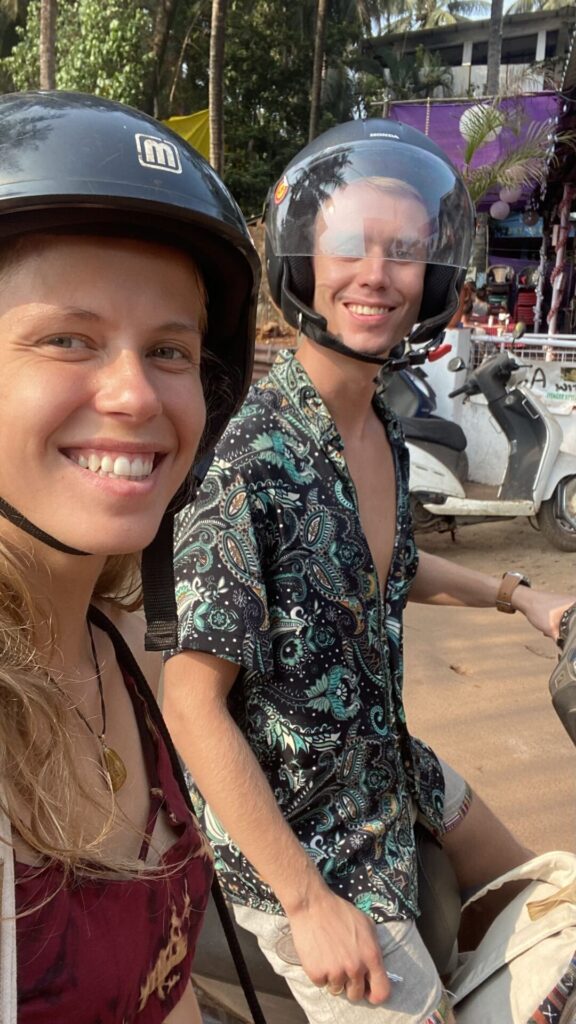 Renting a bike in Goa