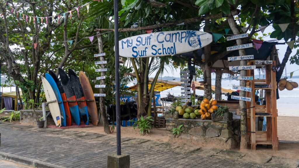 Surf schools Weligama