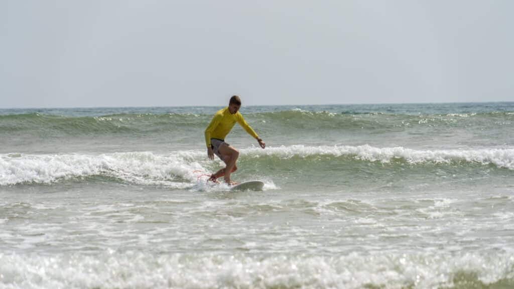 Learning to surf in Sri Lanka