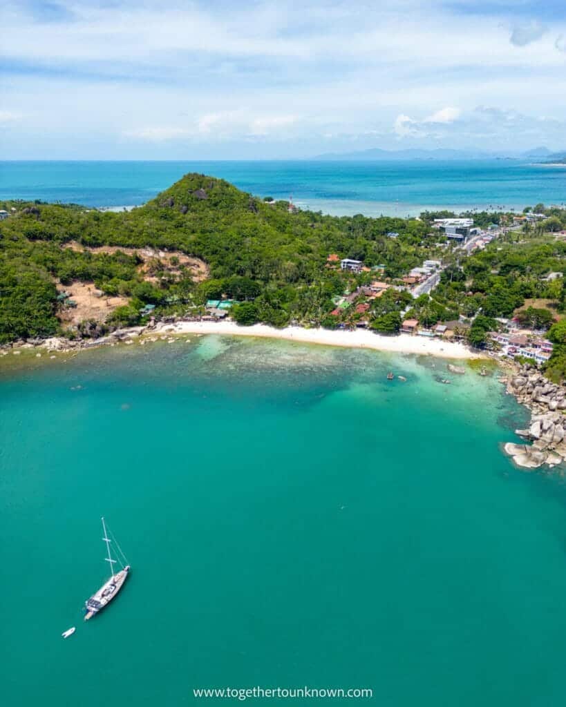 Things to do in Koh Samui - Silver beach Thailand drone