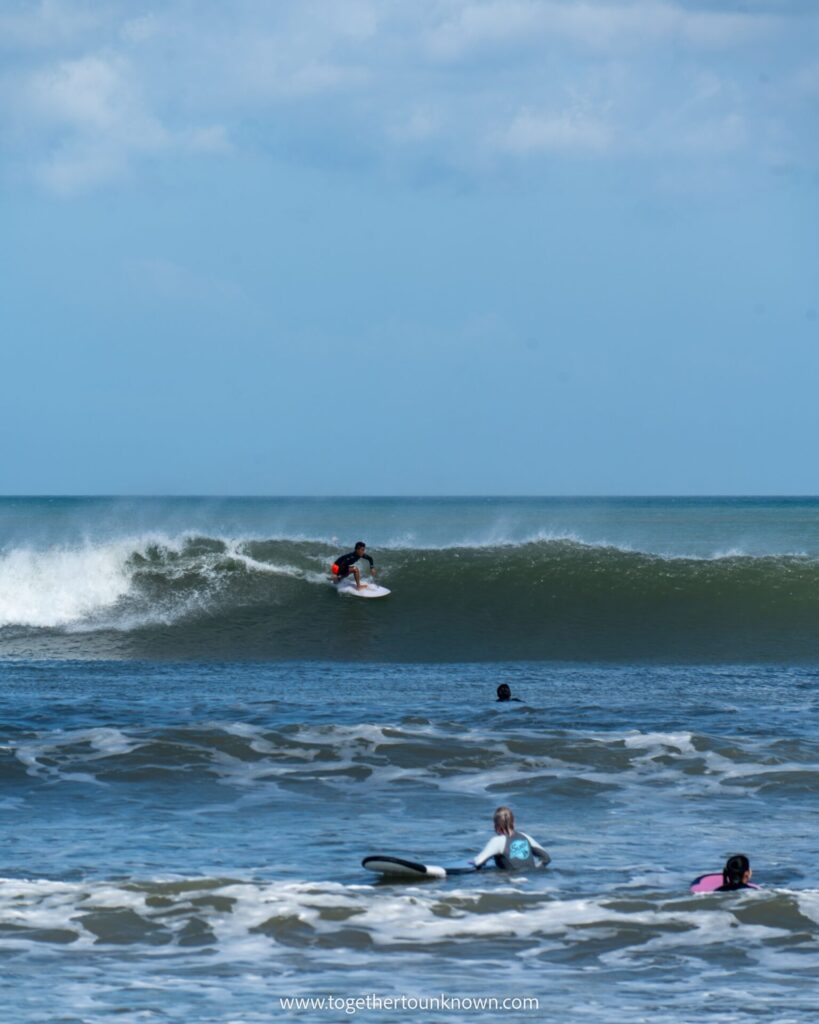 Surfing in Kuta